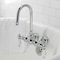 Kingston Brass CA4T1 3-3/8" Tub Wall Mount Clawfoot Tub Faucet, Polished Chrome CA4T1 - alternate 2